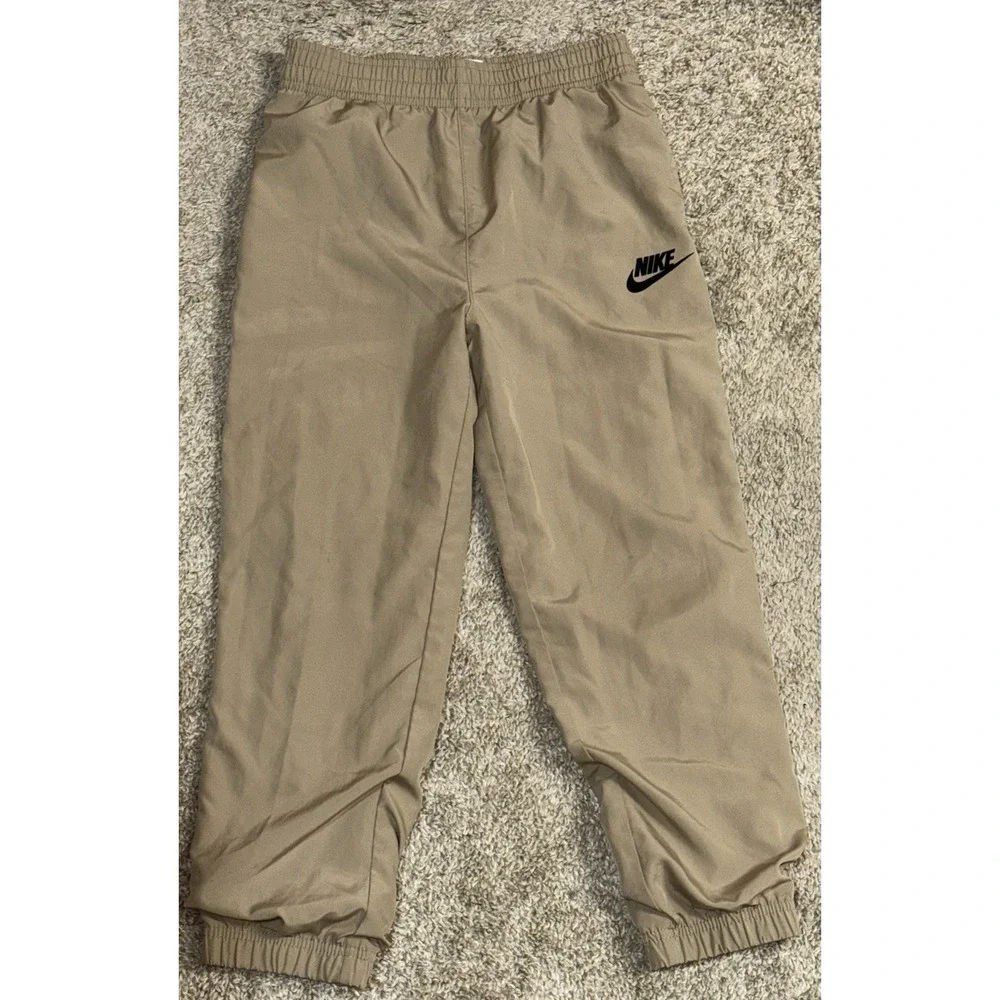 Nike Unisex Lined Joggers Gold Sweat Pants Large Large (6-7 Years) Polyester